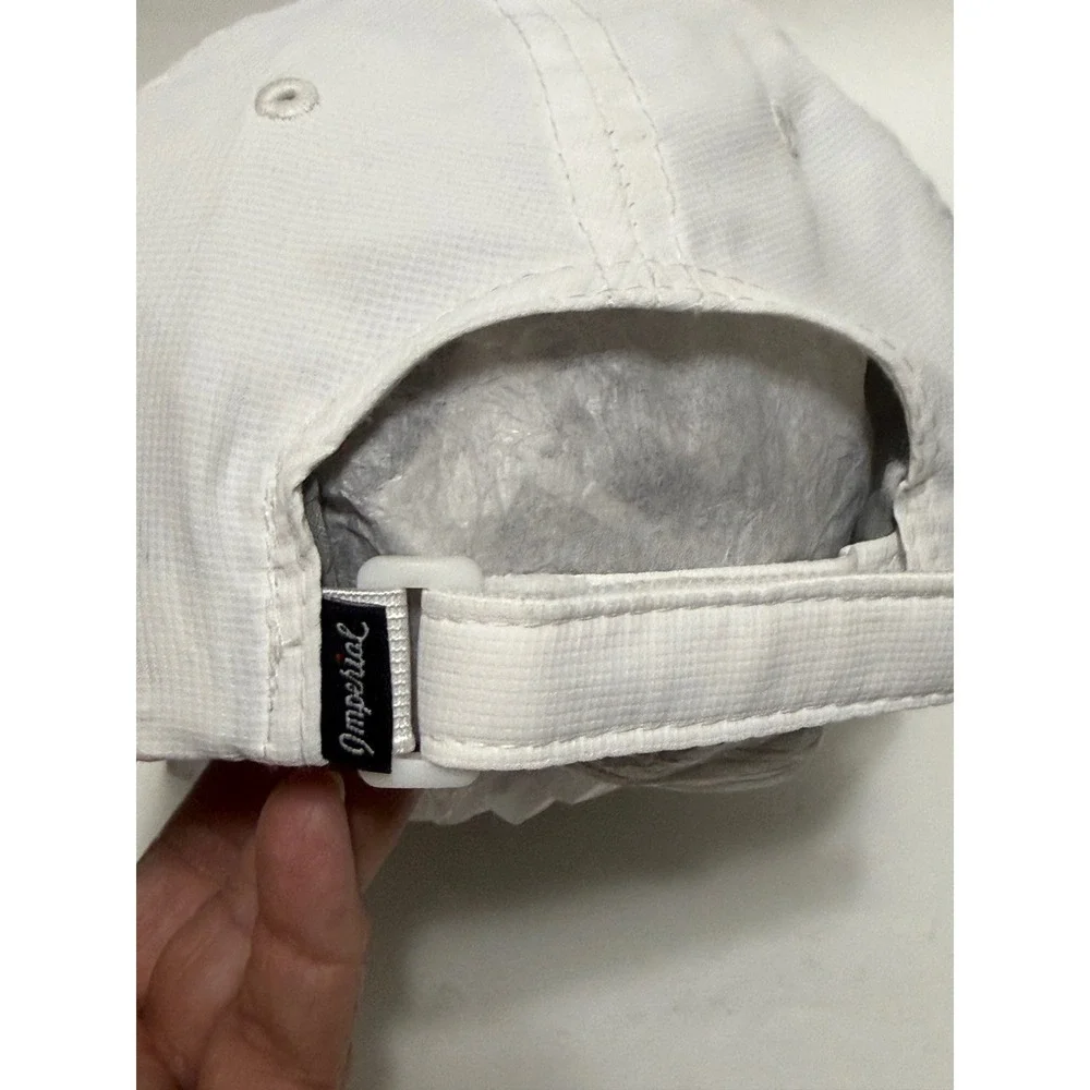 Imperial The Ritz-Carlton Sarasota White Performance Baseball Cap Hat Y210P